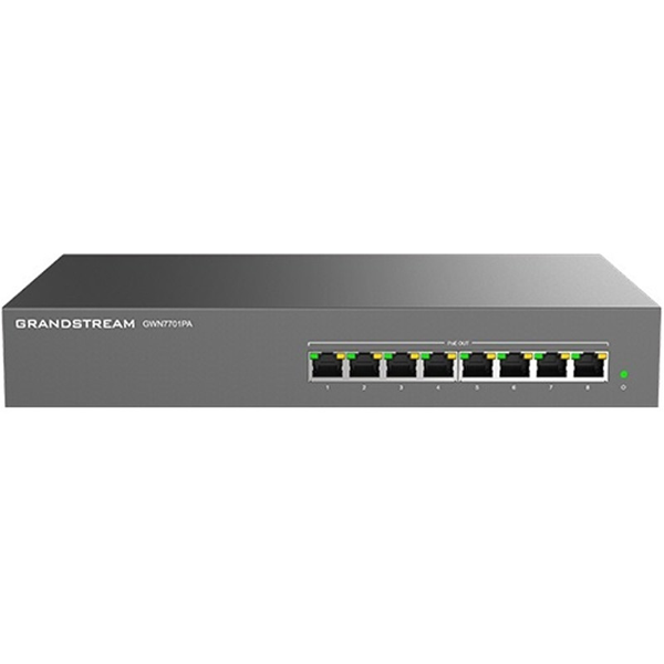 Grandstream GWN7701PA 8 port unmanaged network switch